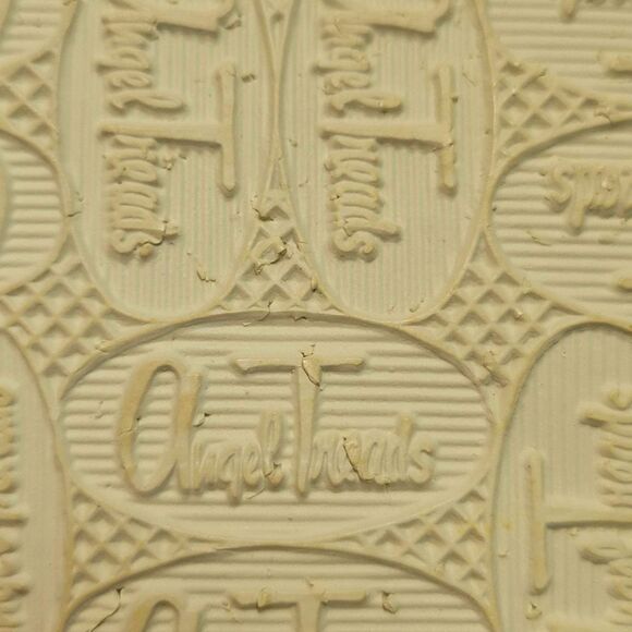 NWOT Vintage Terry Cloth Angel Treads House slippers Open Toe Women's Size 7 - Picture 3 of 4